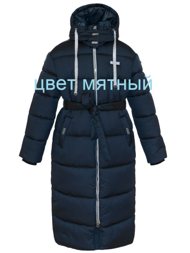 З 20 Пальто - пуховик для девочки Мятный