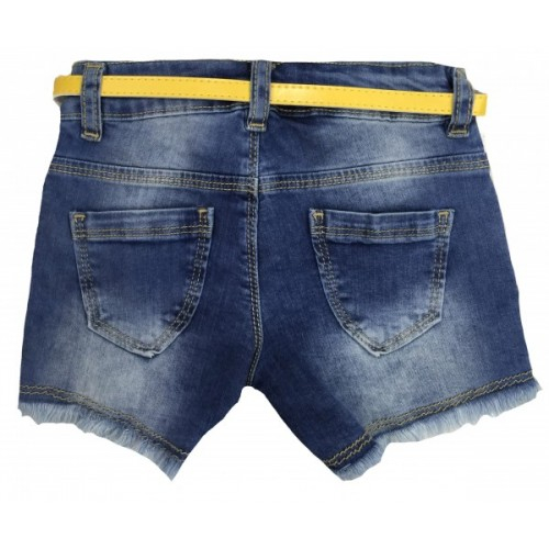 S1548-1 Шорты джинсовые для девочек Cichlid