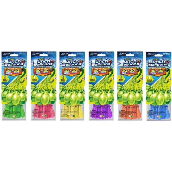 Игрушка Bunch O Balloons Простой набор из 30 шаров, 6 асс., пол.пакет