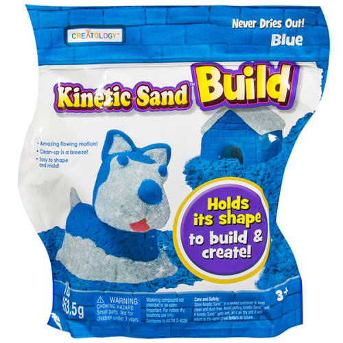 Песок для лепки Kinetic Sand серия Build. Набор 2 цвета. 454 грамма