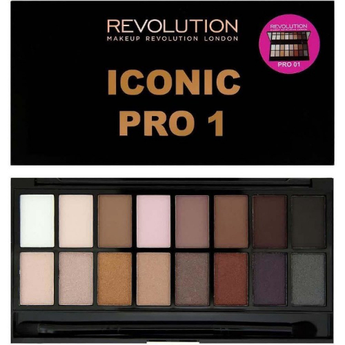 Палетка теней Makeup Revolution Iconic Pro 1 16цв копия