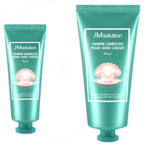 Крем для рук с жемчугом JM SOLUTION Marine Luminous Pearl Hand Cream 100ml+50ml