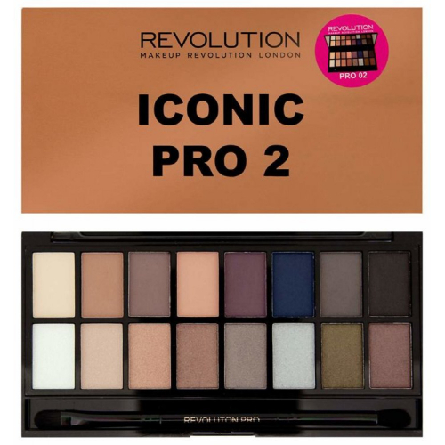 Палетка теней Makeup Revolution Iconic Pro 2 16цв копия