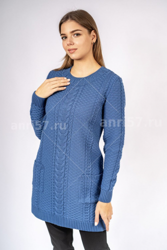 Туника кор.синий