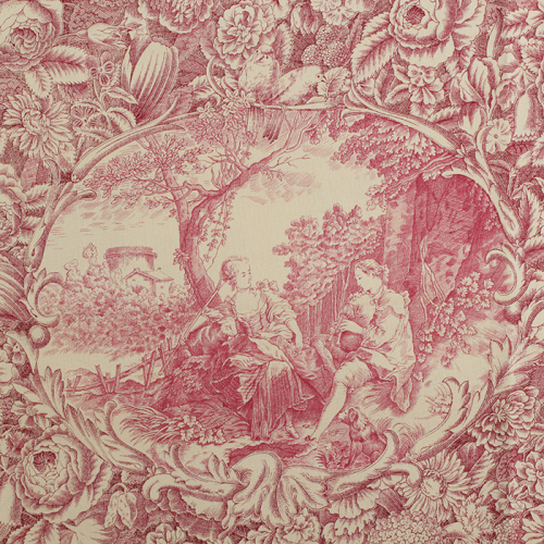 Ткань для пэчворка в стиле Toile de Jouy (1 отрез) 110х0.75 d