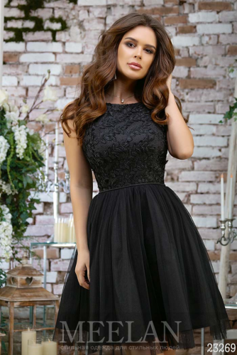 Женское платье 23269 черный