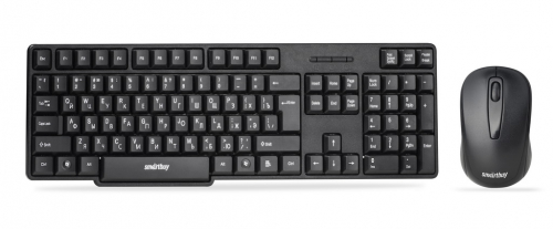 Беспроводной комплект клавиатура+мышь SmartBuy 236374AG-K Black