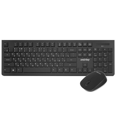 Беспроводной комплект клавиатура+мышь SmartBuy 206368AG-K Black