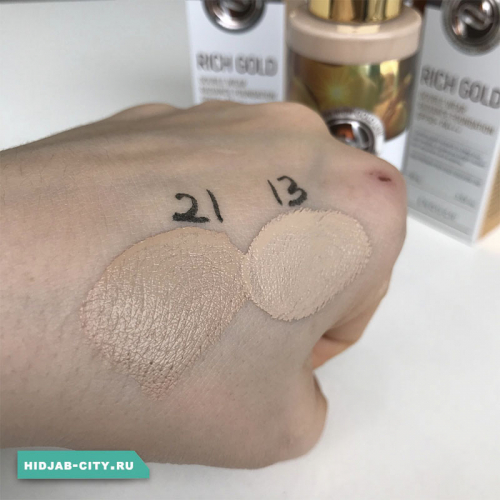 Тональный крем с частичками золота Rich Gold Double Wear Radiance Foundation SPF50 100г