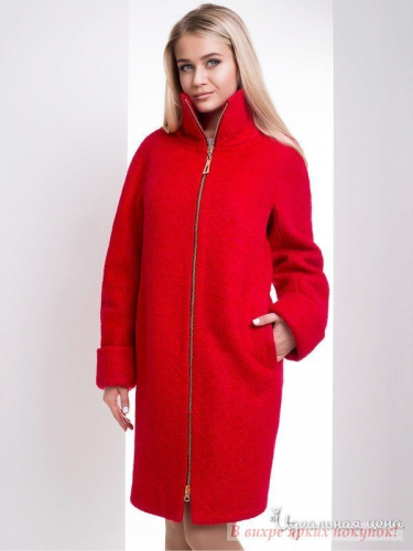 Пальто RA Style 38, ярко-красный (46)