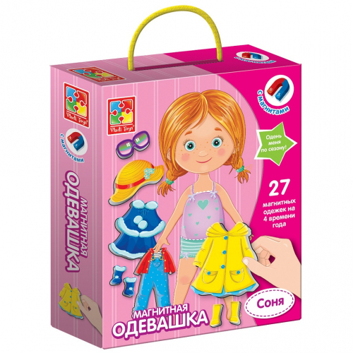 Магнитная игра VLADI TOYS Одевашка Соня [артикул: VT3702-03]