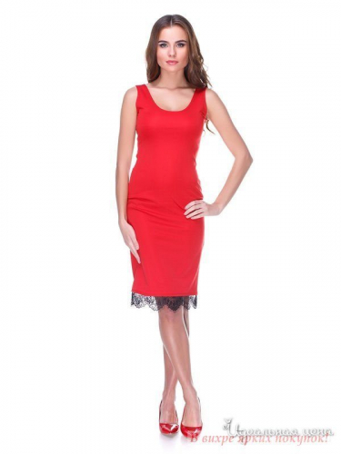 Платье CELEBRITY 31610010, ярко-красный (L)