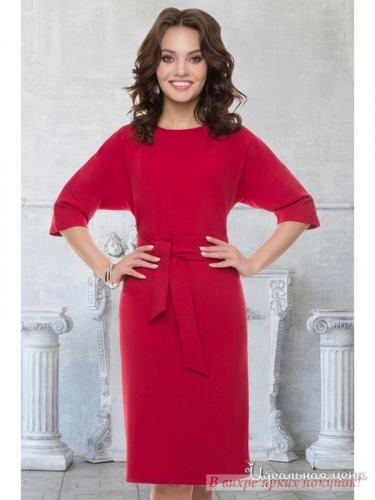 Платье Bellovera 17П0358, Красный (48)