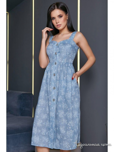 Платье Seventeen 3444, голубой (S)