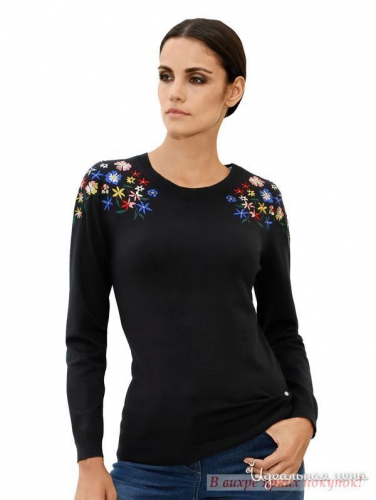Пуловер Klingel 754689, Черный, разноцветный (42)