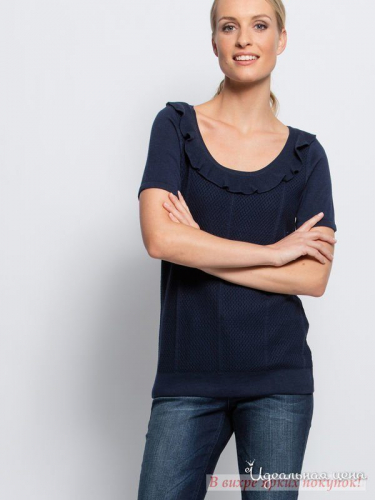 Пуловер Lola Paltinger Fashion 119422, темно-синий (48)