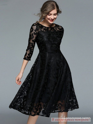 Платье J.W.D. 80793, черный (S)