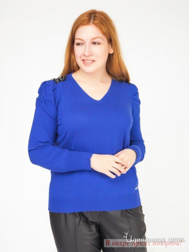 Пуловер Klingel 367490, ярко-синий (46)