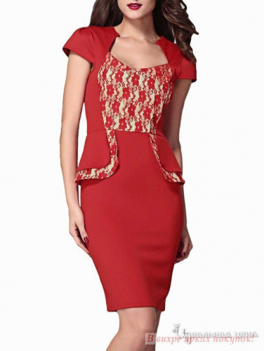 Платье FLORA LUNA FLA6159, Красный (M)