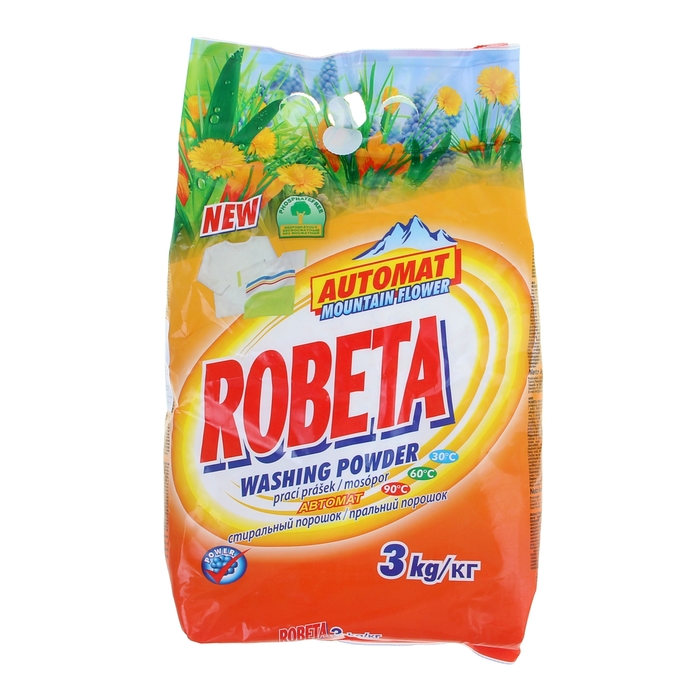 Порошок автомат фото. Стиральный порошок Robeta горный цветок. Robeta Color стиральный порошок для цветного белья горный цветок 3 кг. Robeta универсальный стиральный порошок, горный цветок, 400 г. Порошок стиральный автомат для стирки всех видов ткани "Ave"3000г.