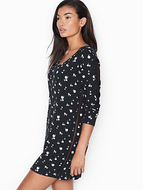 Victoria's Secret Heavenly by Victoria Supersoft Modal Long-sleeve Sleepshirt