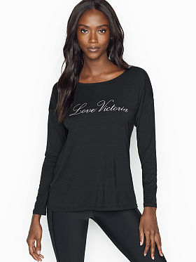Victoria’s Secret Heavenly by Victoria Supersoft Modal Long Sleeve Tee