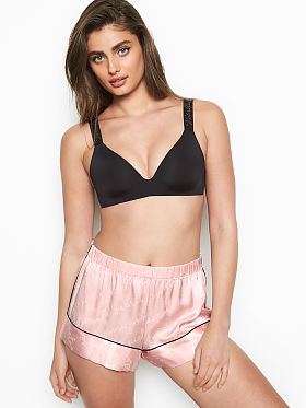 Victoria's Secret Satin Logo Sleep Short