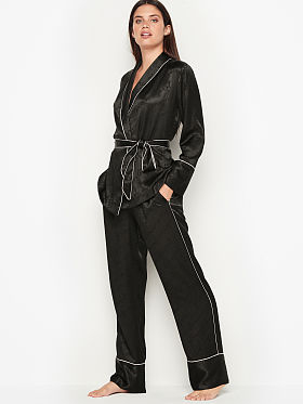 Victoria's Secret Satin Logo PJ Pant