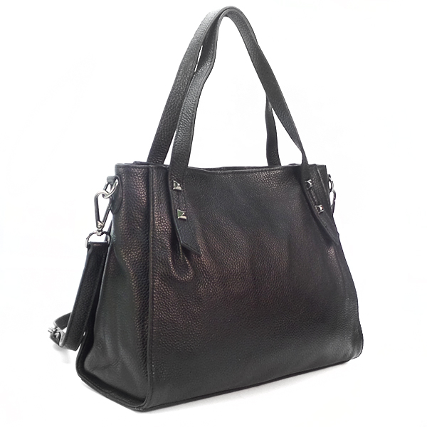 СКИДКА. Женская сумка Borgo Antico. Кожа. K 270 black