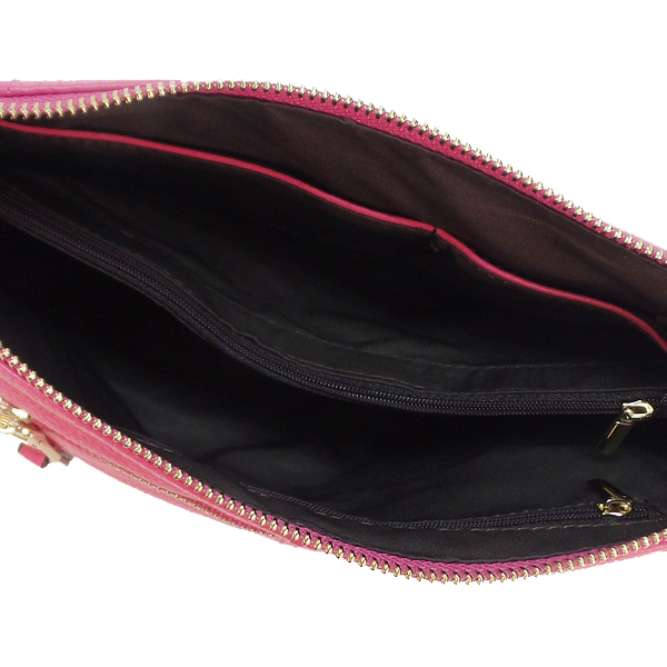 СКИДКА. Женская сумка Borgo Antico. Кожа. 5061 rose red