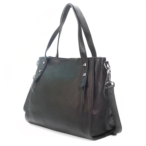 СКИДКА. Женская сумка Borgo Antico. Кожа. K 270 black