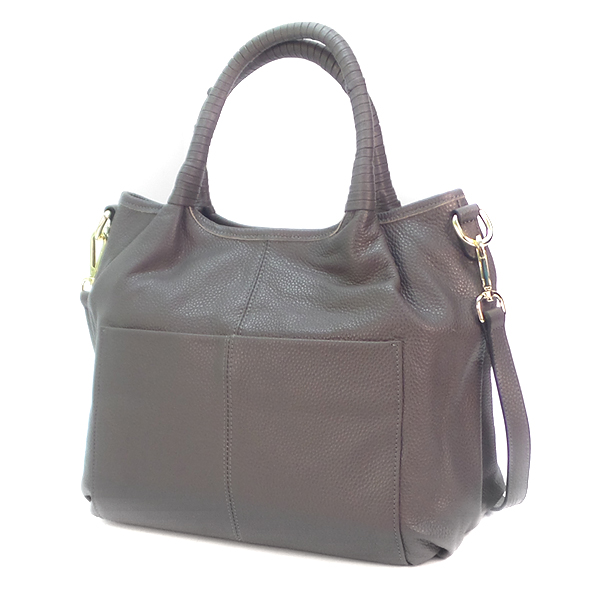 СКИДКА. Женская сумка Borgo Antico. Кожа. 9502 grey