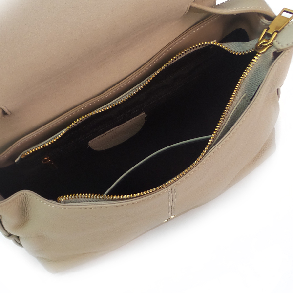 СКИДКА. Женская сумка Borgo Antico. Кожа. 531 beige