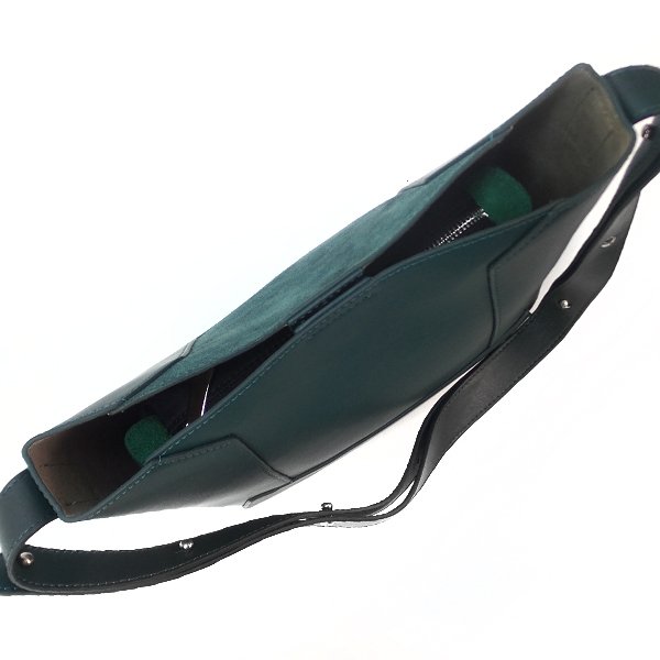 СКИДКА. Женская сумка 2в1 Borgo Antico. Кожа+замша. 9169 dark green