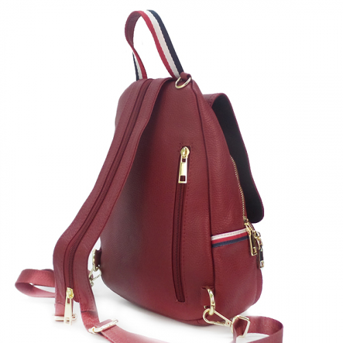 СКИДКА. Рюкзак Borgo Antico. Кожа. 6020 wine red