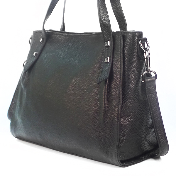 СКИДКА. Женская сумка Borgo Antico. Кожа. K 270 black