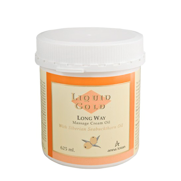 Крем-масло для массажа Золотое / Long Way Massage Cream-Oil LIQUID GOLD 625 мл ANNA LOTAN