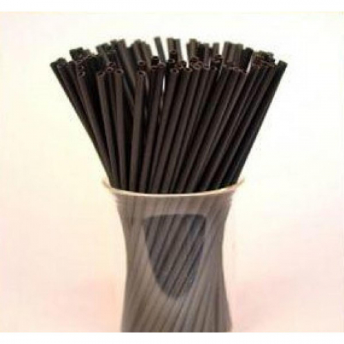 Палочки для сахарной ваты пластиковые 37 см 100 шт Черный