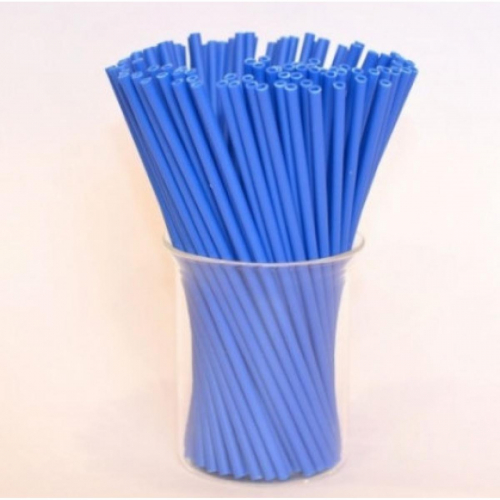 Палочки для кейк-попсов пластиковые 15 см 50 шт Синие