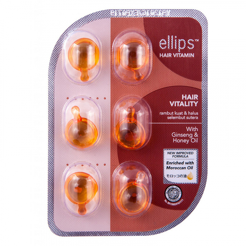 Ellips Hair Vitality, 6 капсул — для жестких волос