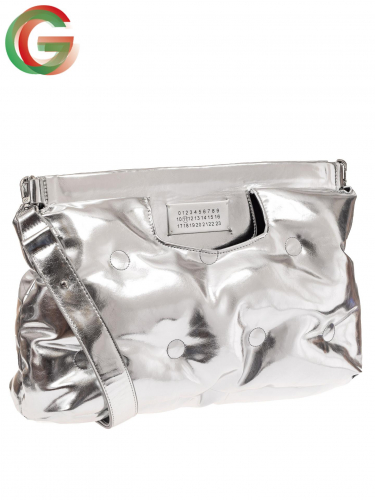 Дутая стеганая сумка женская из искусственной кожи, цвет серебро