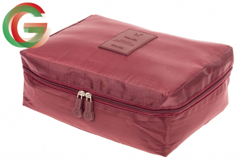 Дорожная сумка-косметичка multi pouch, цвет бордовый