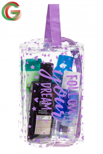 Непромокаемая сумка-косметичка для бассейна, цвет фиолетовый