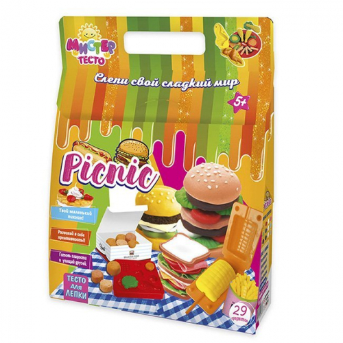 Набор ДТ Тесто для лепки Мистер тесто - picnic 71301