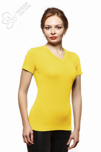 футболка модель 413 желтый