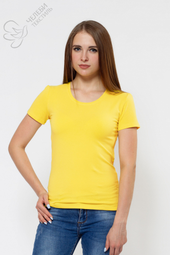 футболка модель 043 желтый