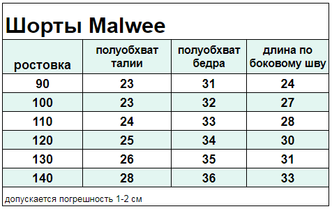 Шорты Malwee арт.M-5409 (140)