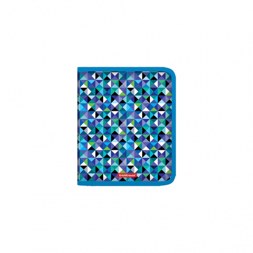Папка для тетрадей на молнии пластиковая  ErichKrause® Cubes, A5+  (в пакете по 4 шт.)