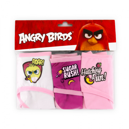 Набор трусов 3 шт. Angry Birds для девочки