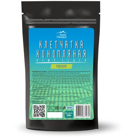 Клетчатка конопляная, Россия, 300г